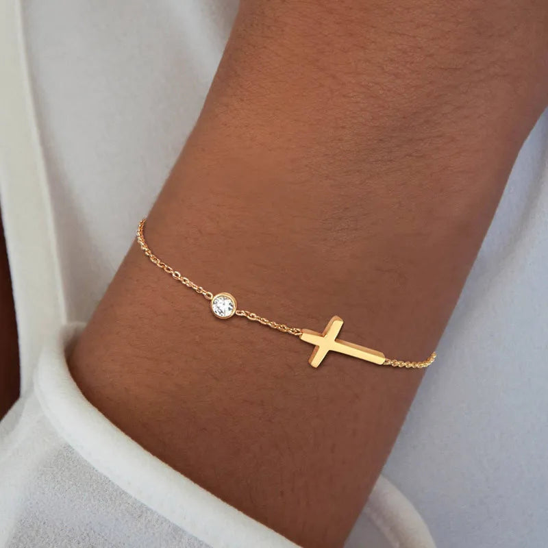 Pulseira Minimalista de Aço Inoxidável
